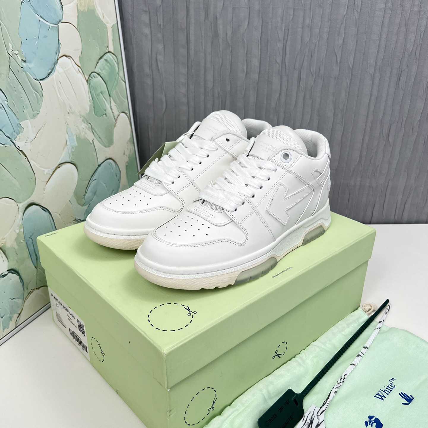 Off White Out Of Office "Ooo" Sneakers - DesignerGu