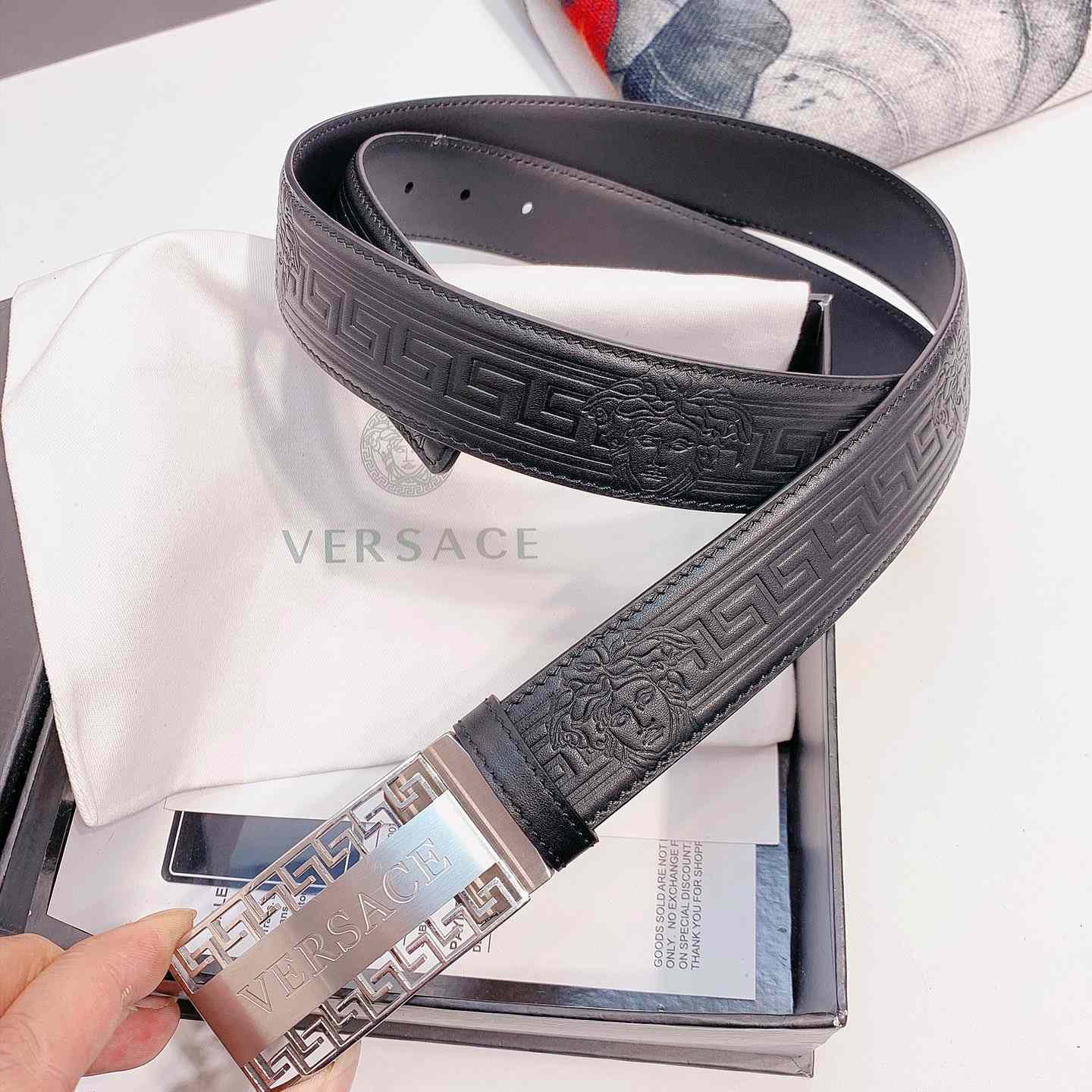 Versace Leather Belt - DesignerGu