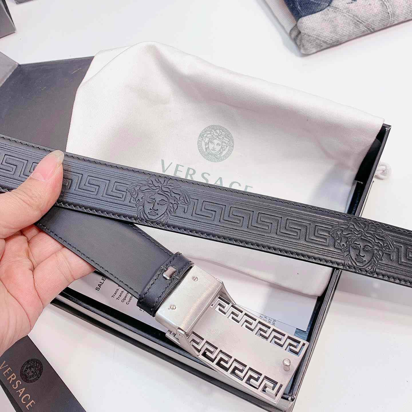 Versace Leather Belt - DesignerGu