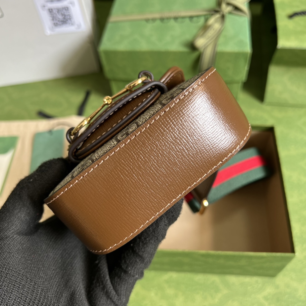 Gucci Horsebit 1955 Strap Wallet(12-9-4cm) - DesignerGu