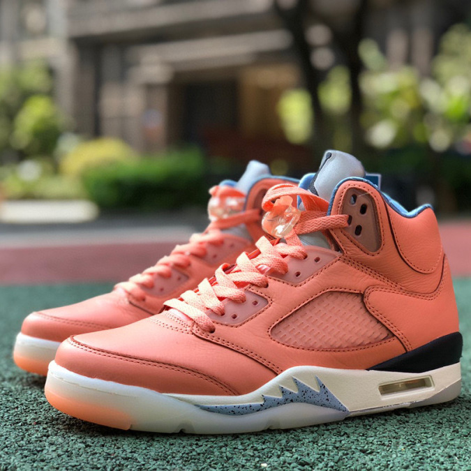 DJ Khaled x Nike Air Jordan Retro 5"We The Best/Crimson Bliss" Sneaker    DV4982-641 - DesignerGu