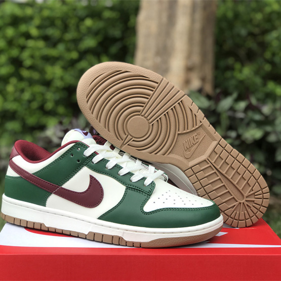 Nike Dunk Low “Gorge Green” Sneakers   FB7160-161 - DesignerGu