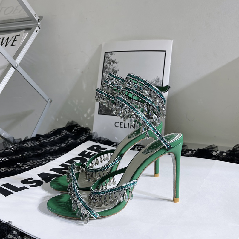 Rene Caovilla Stiletto Heel Sandals - DesignerGu