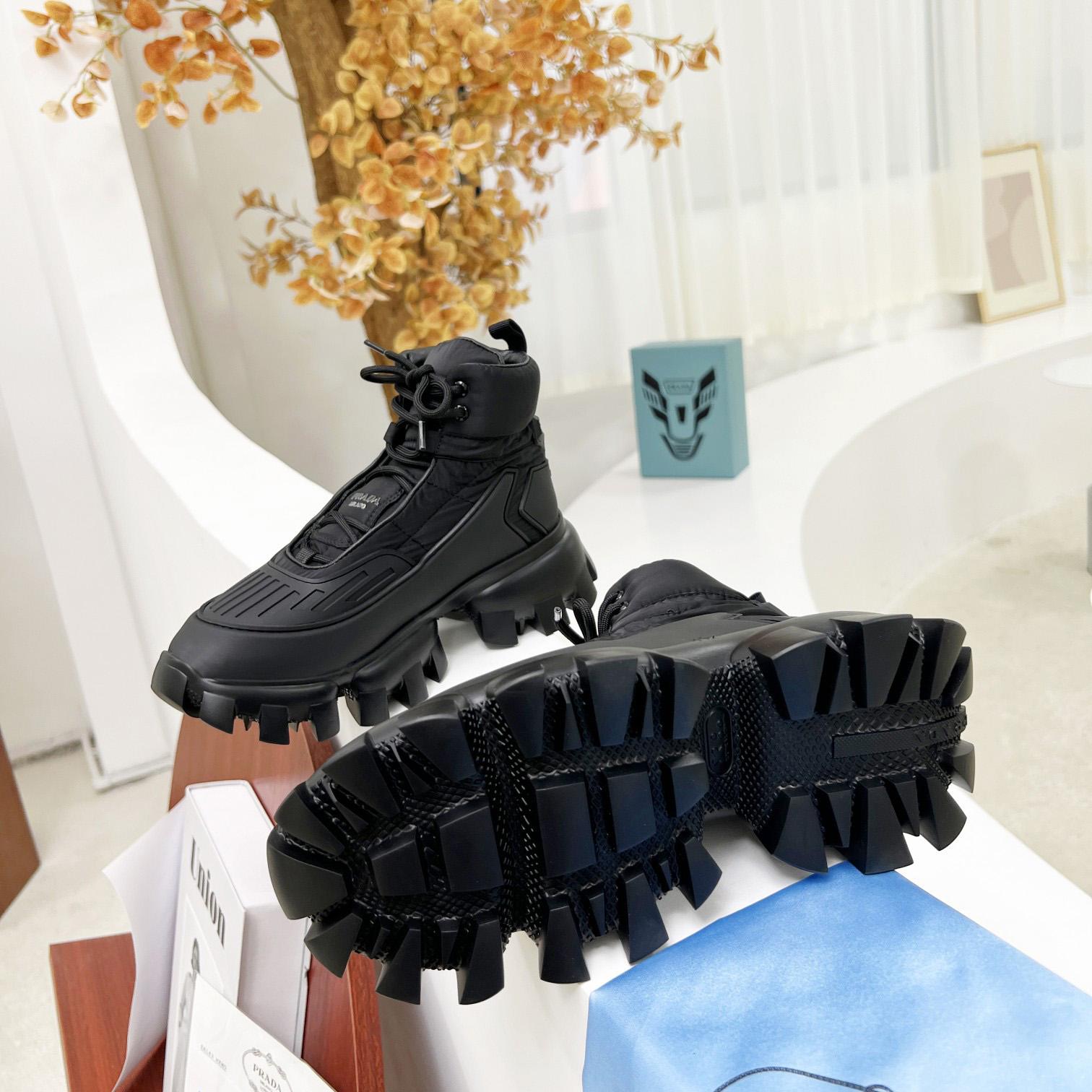 Prada Cloudbust Thunder High-Top Sneakers - DesignerGu