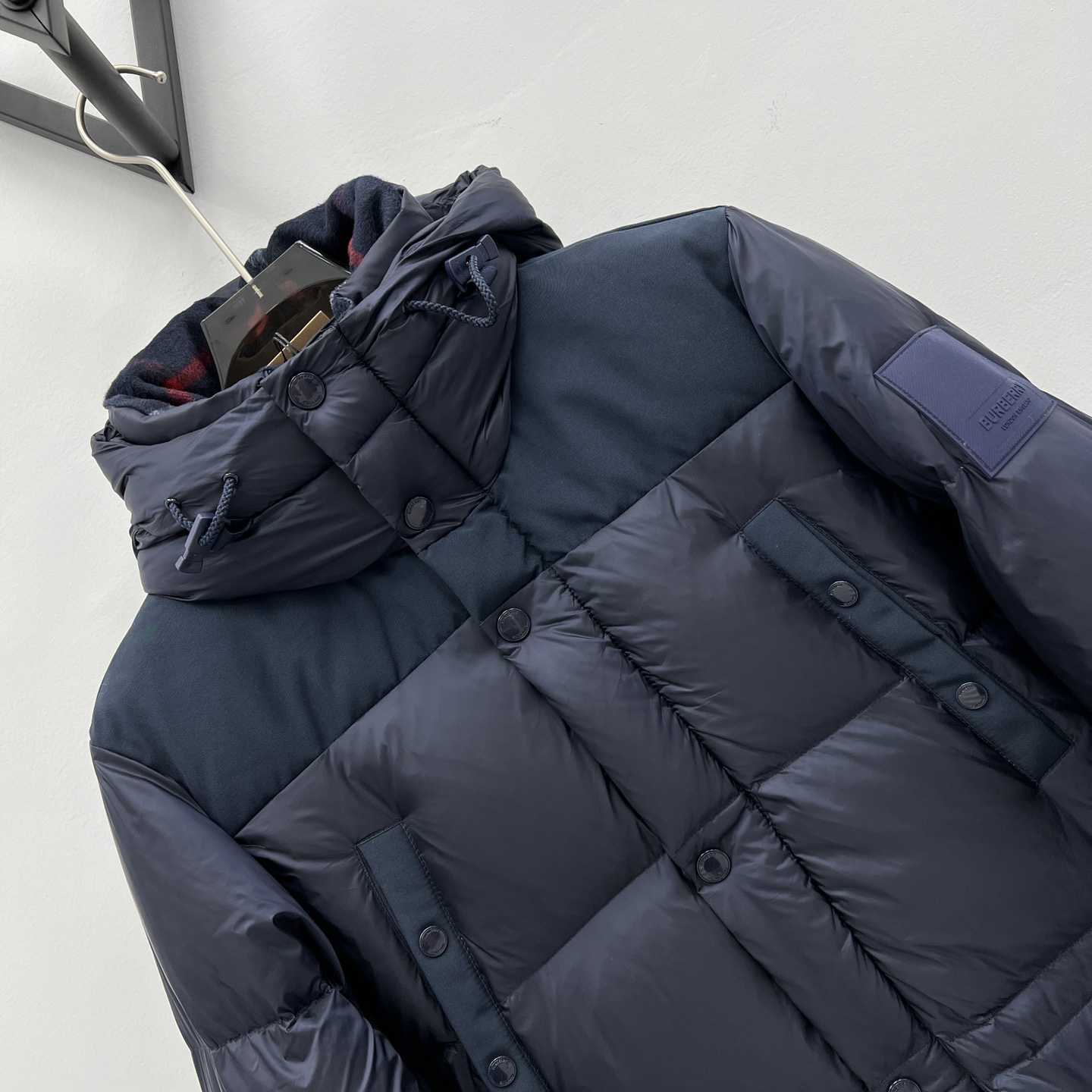 Burberry Logo Appliqué Nylon Puffer Coat - DesignerGu