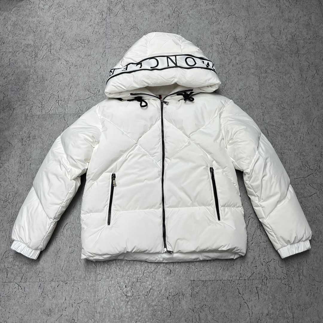 Moncler White Daynamic Porossan Down Jacket - DesignerGu