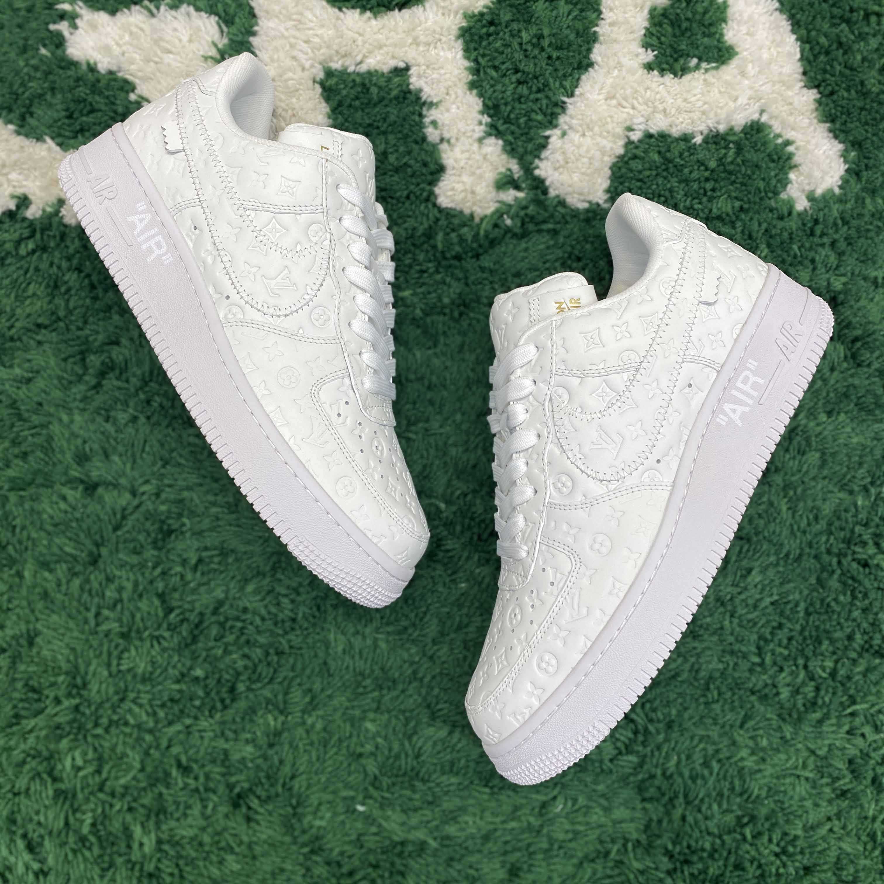  Louis Vuitton LV x Nike Air Force 1 x off-white Sneaker       1A9V - DesignerGu