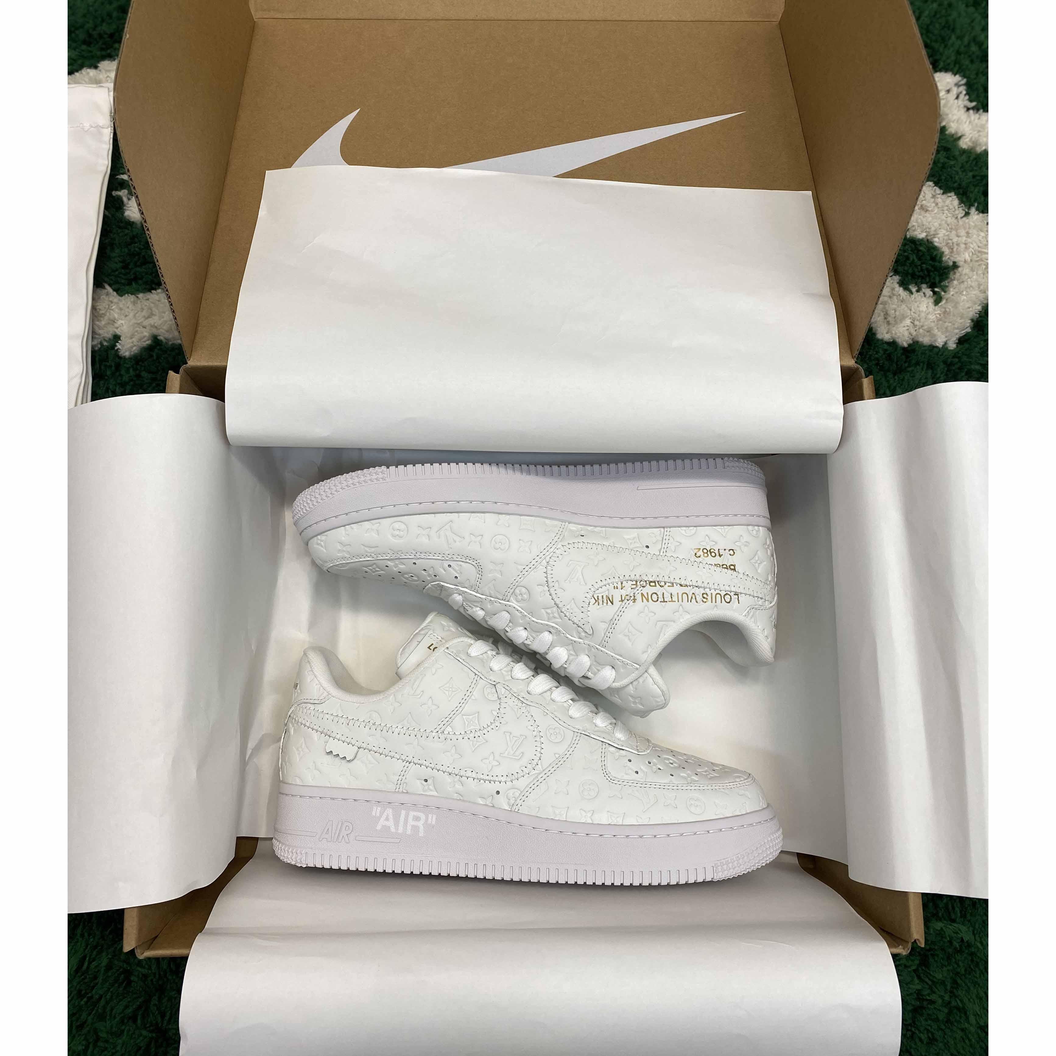  Louis Vuitton LV x Nike Air Force 1 x off-white Sneaker       1A9V - DesignerGu