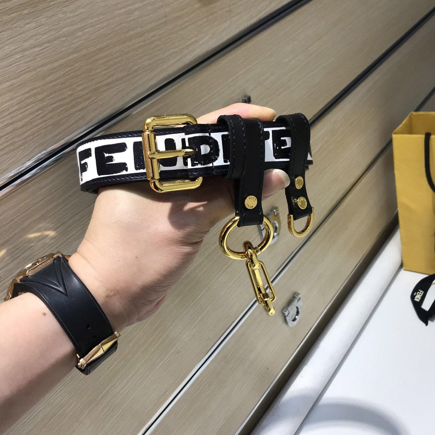 Fendi Logo Belt - DesignerGu