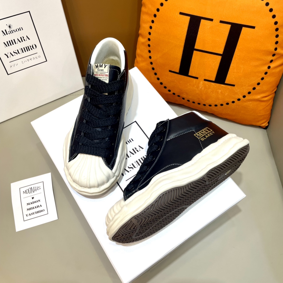 Maison Mihara Yasuhiro Blakey OG Sole High Sneakers - DesignerGu