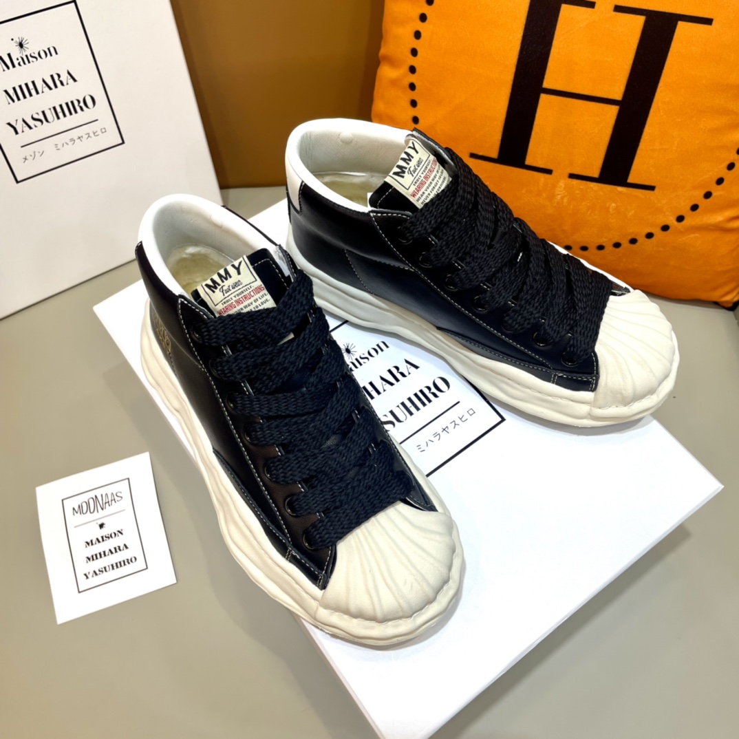 Maison Mihara Yasuhiro Blakey OG Sole High Sneakers - DesignerGu