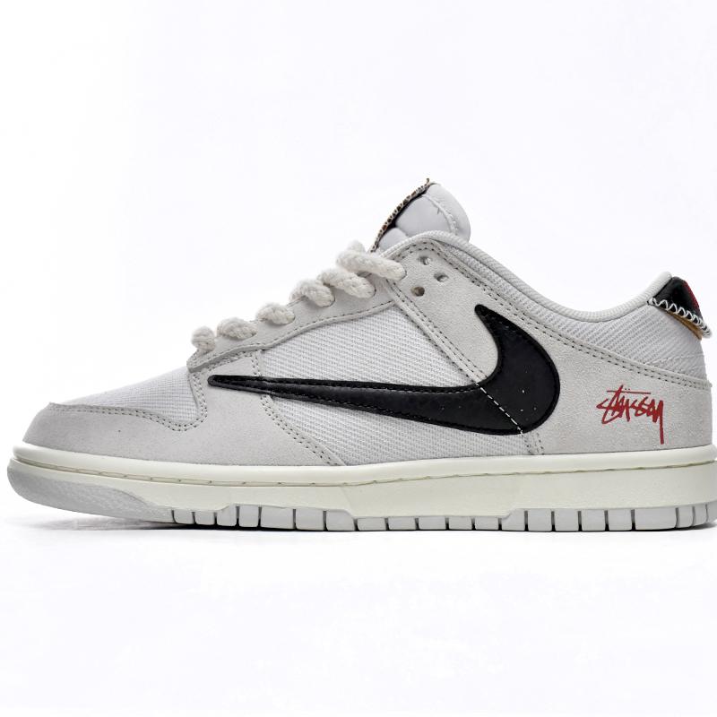 Stussy x Nike SB Dunk Low Sneakers   DD9776-068 - DesignerGu