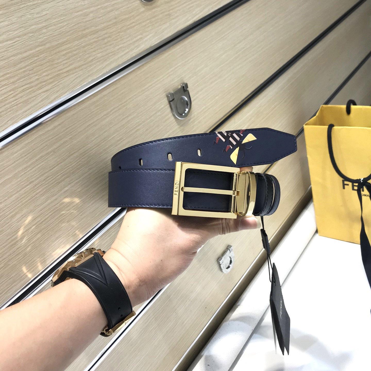 Fendi Leather Belt - DesignerGu