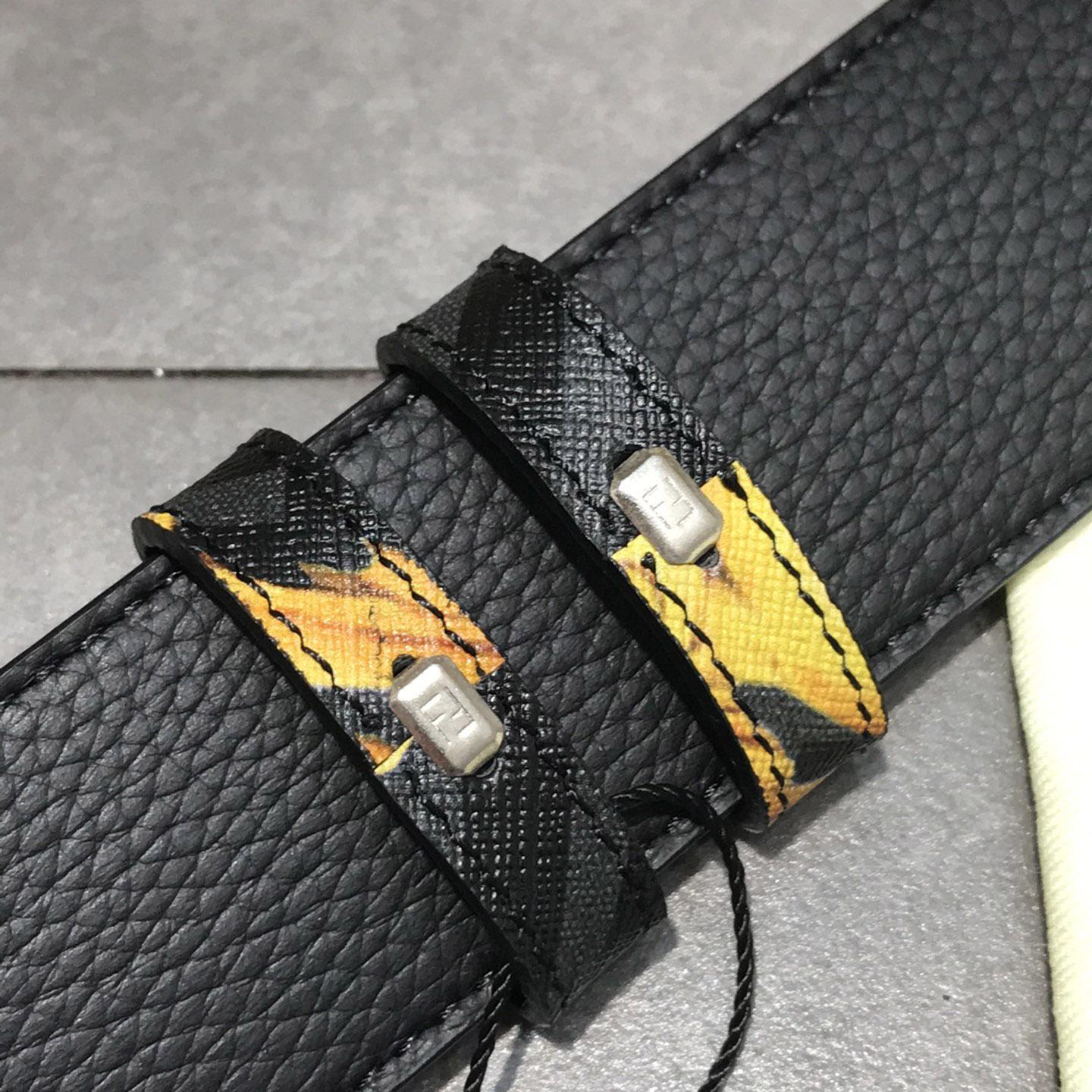 Versace Fendace Reversible Belt - DesignerGu