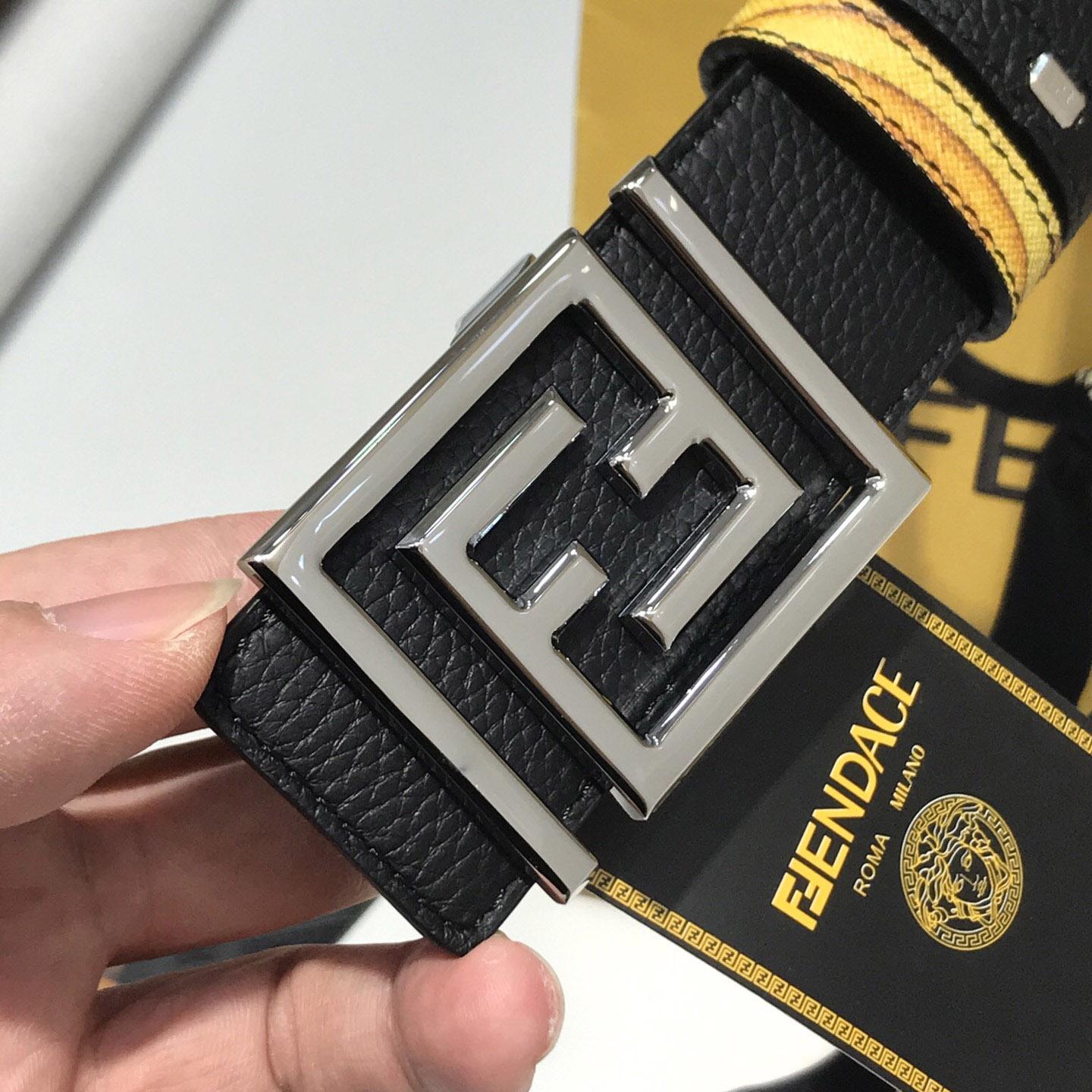 Versace Fendace Reversible Belt - DesignerGu