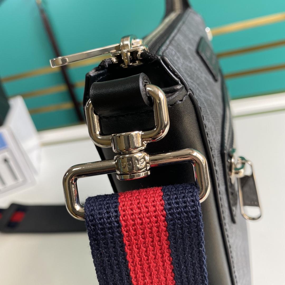 Gucci GG Black Small Messenger Bag(21-23-4cm) - DesignerGu