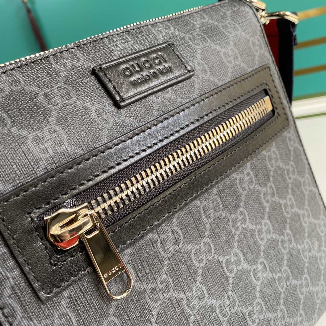 Gucci GG Black Small Messenger Bag(21-23-4cm) - DesignerGu