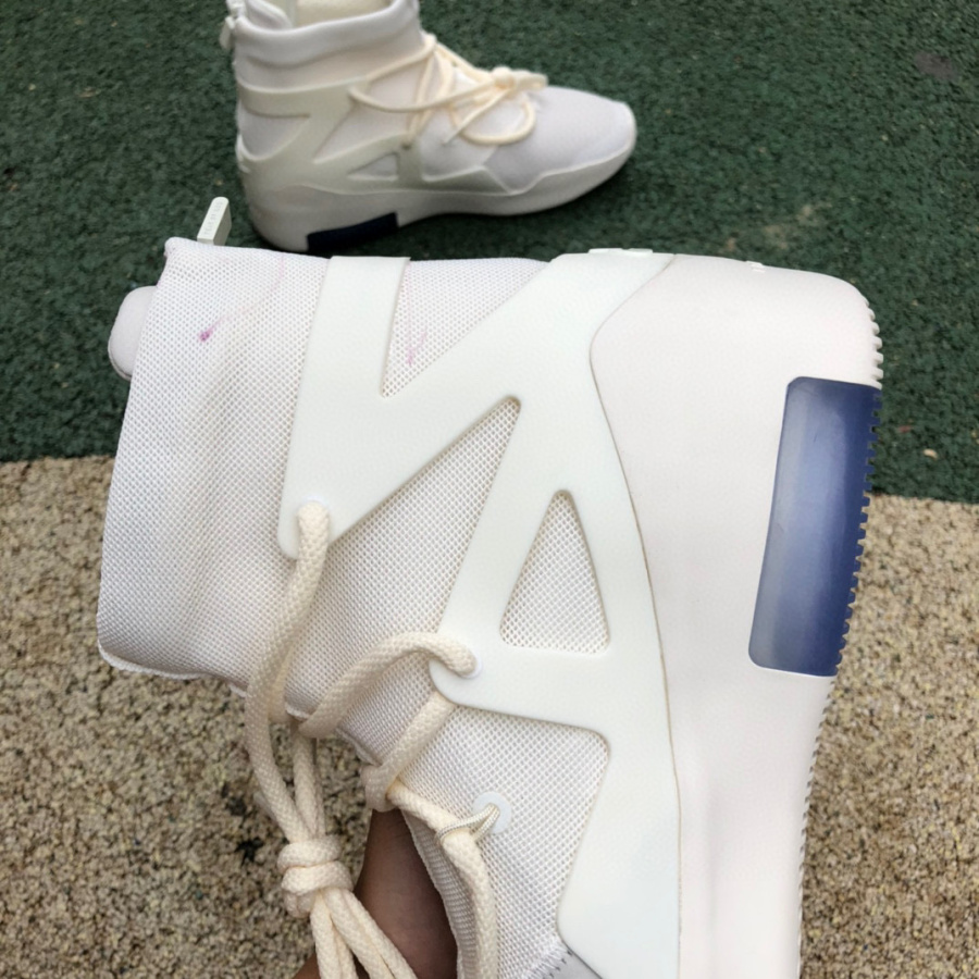 Nike Air Fear Of God 1 Sail Sneakers      AR4237-100 - DesignerGu