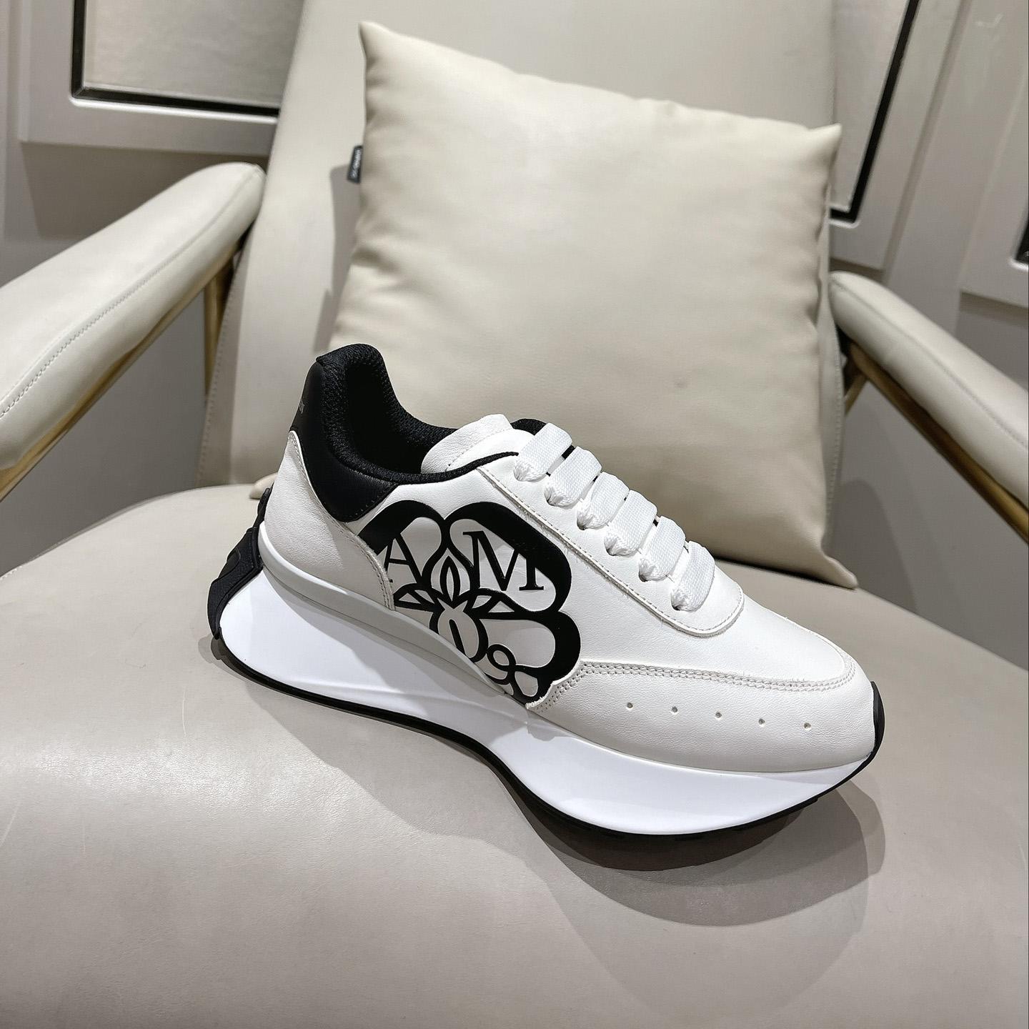 Alexander Mqueen Sprint Runner Lace-Up Sneaker - DesignerGu