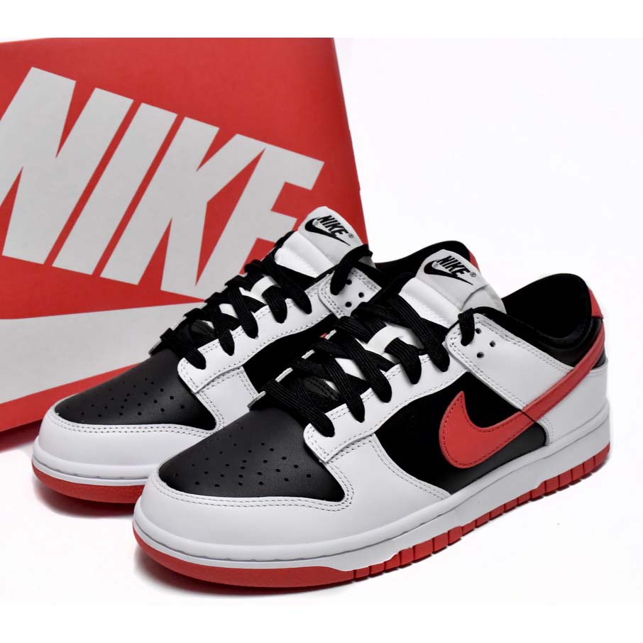 Nike Dunk Low Black and Red Sneaker        FD9762-061 - DesignerGu