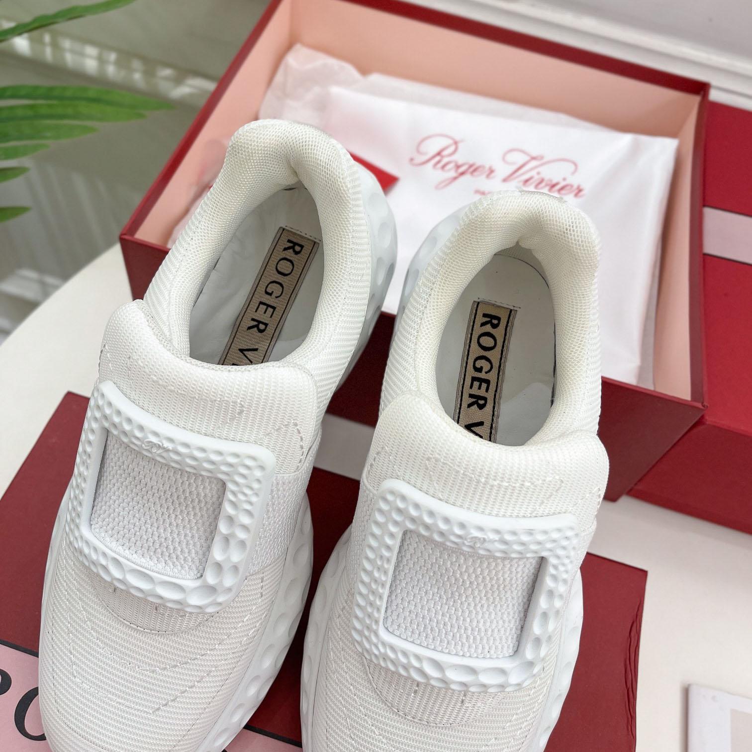 Roger Vivier Viv Run Moonlight Sneaker - DesignerGu