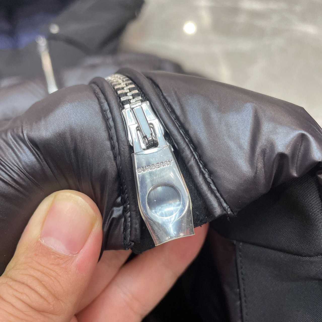 Burberry Hood Nylon Long Down Jacket - DesignerGu