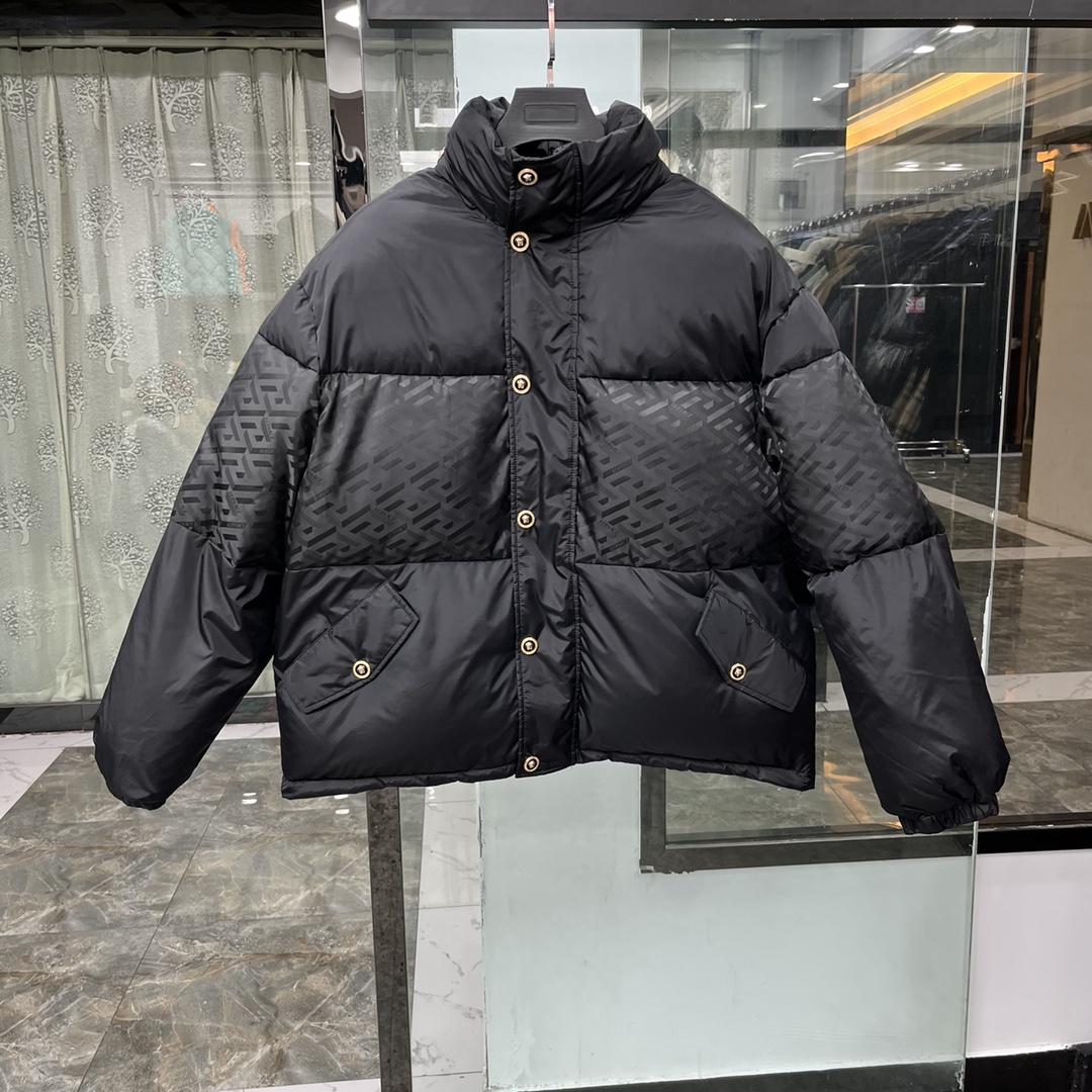 Versace La Greca Puffer Jacket - DesignerGu