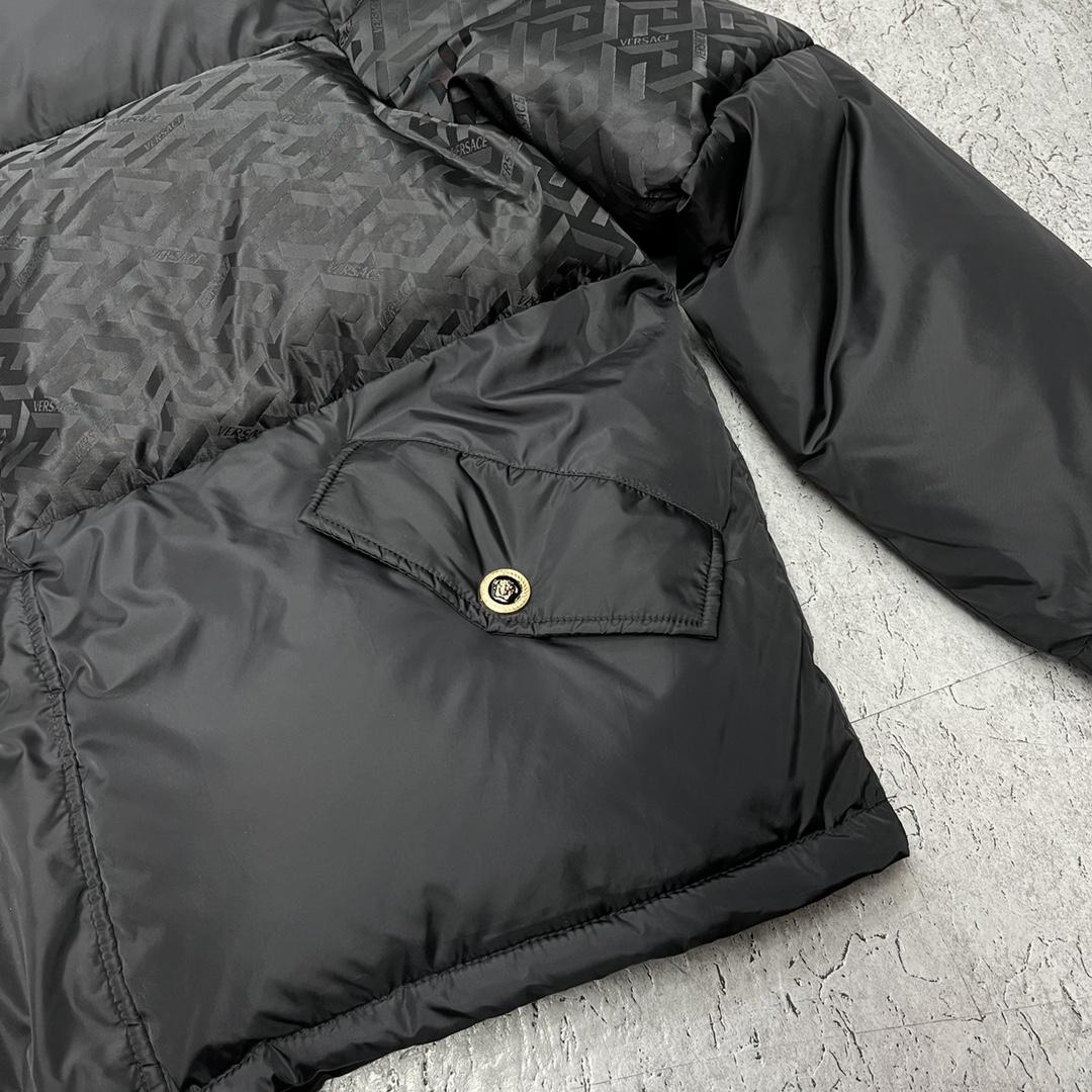 Versace La Greca Puffer Jacket - DesignerGu