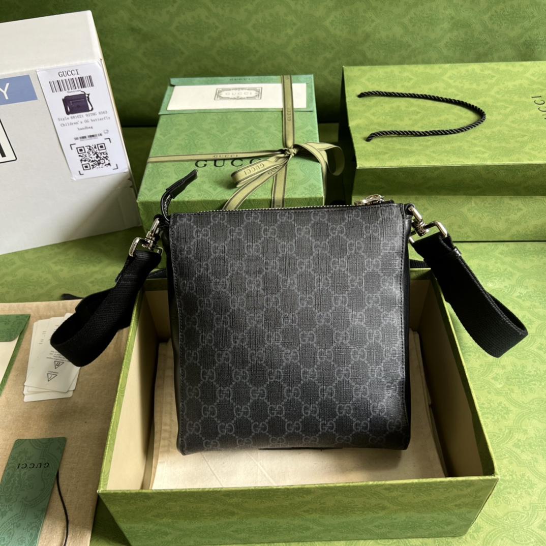 Gucci GG Supreme Messenger Bag(21-23.5-4.5cm)   - DesignerGu