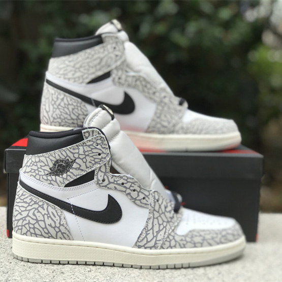 Air Jordan 1 High OG “White Cement” Sneaker    DZ5485-052 - DesignerGu