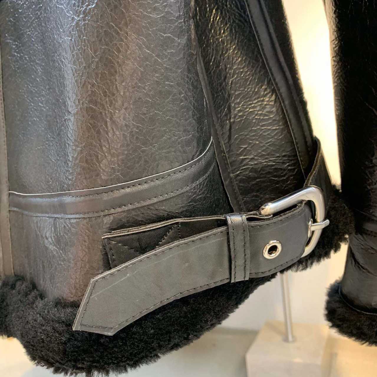 Balenciaga Jacket In Black Calfskin - DesignerGu