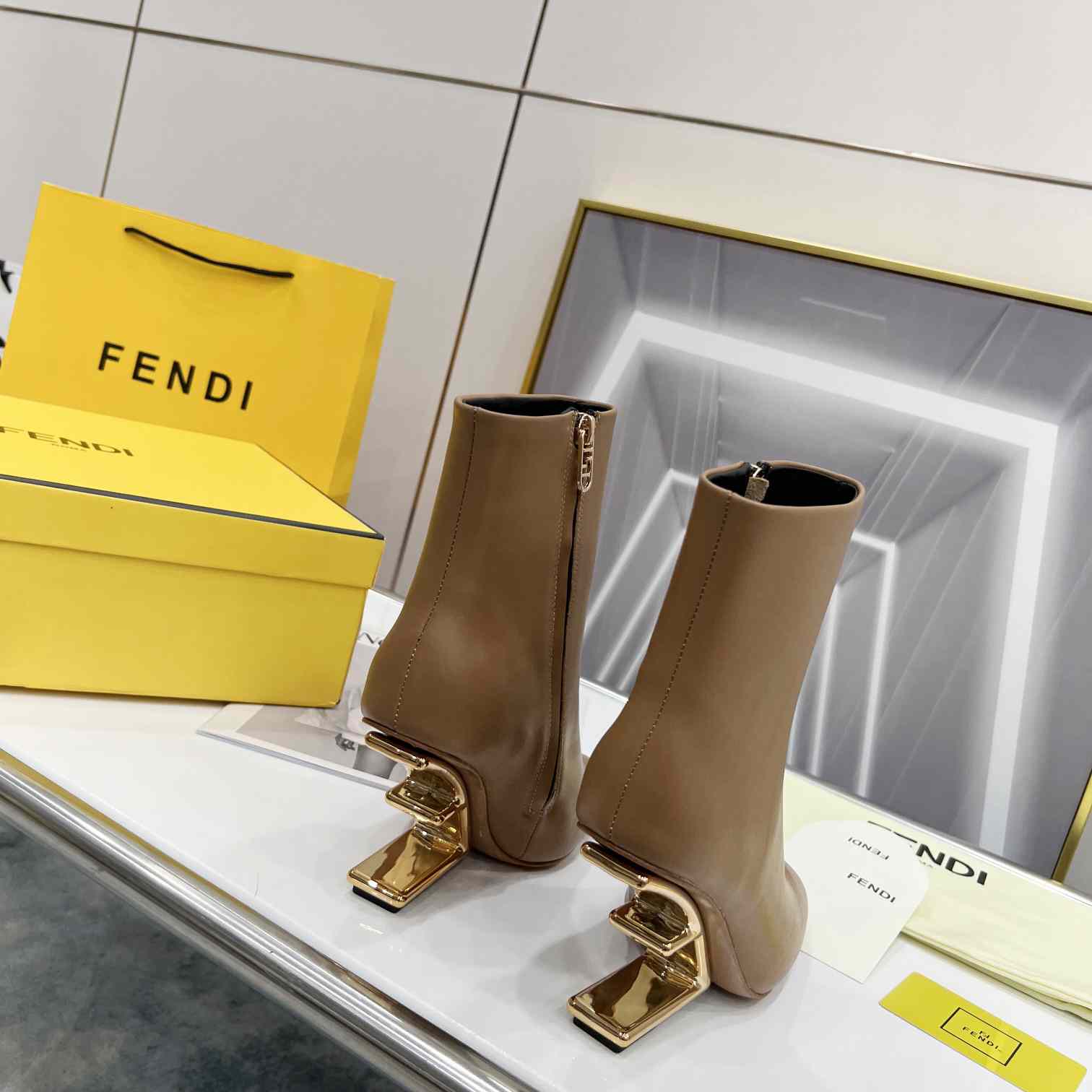 Fendi First High-Heeled Boots - DesignerGu