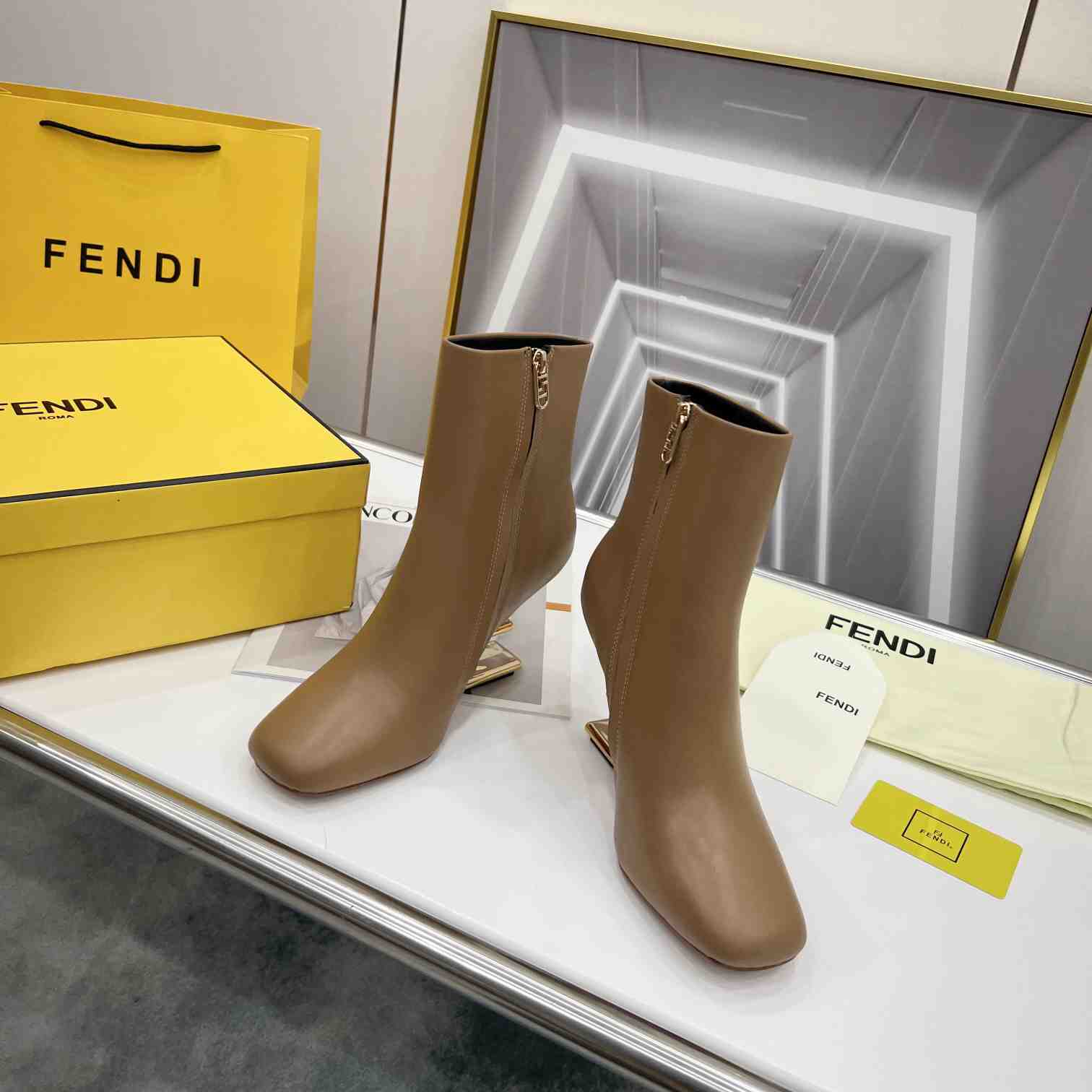 Fendi First High-Heeled Boots - DesignerGu