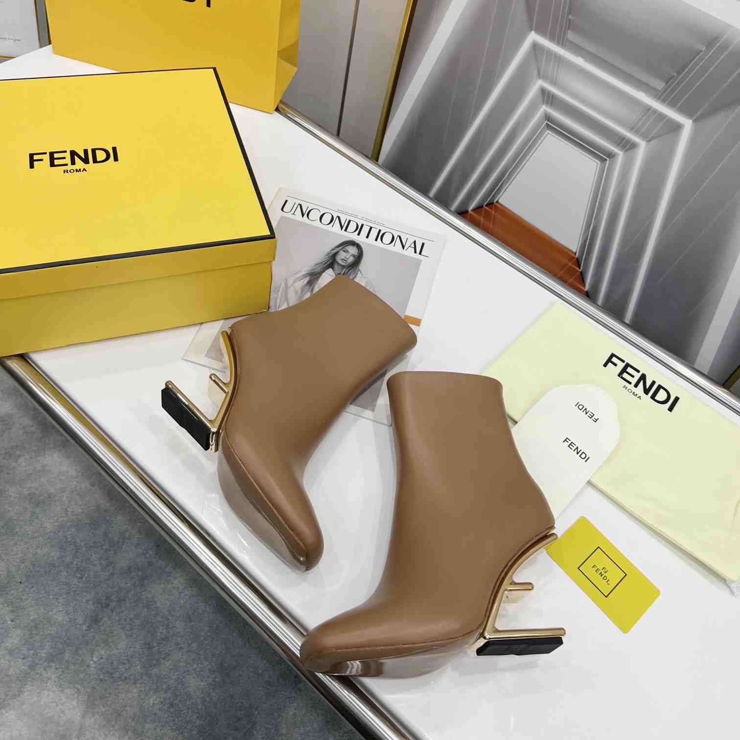 Fendi First High-Heeled Boots - DesignerGu