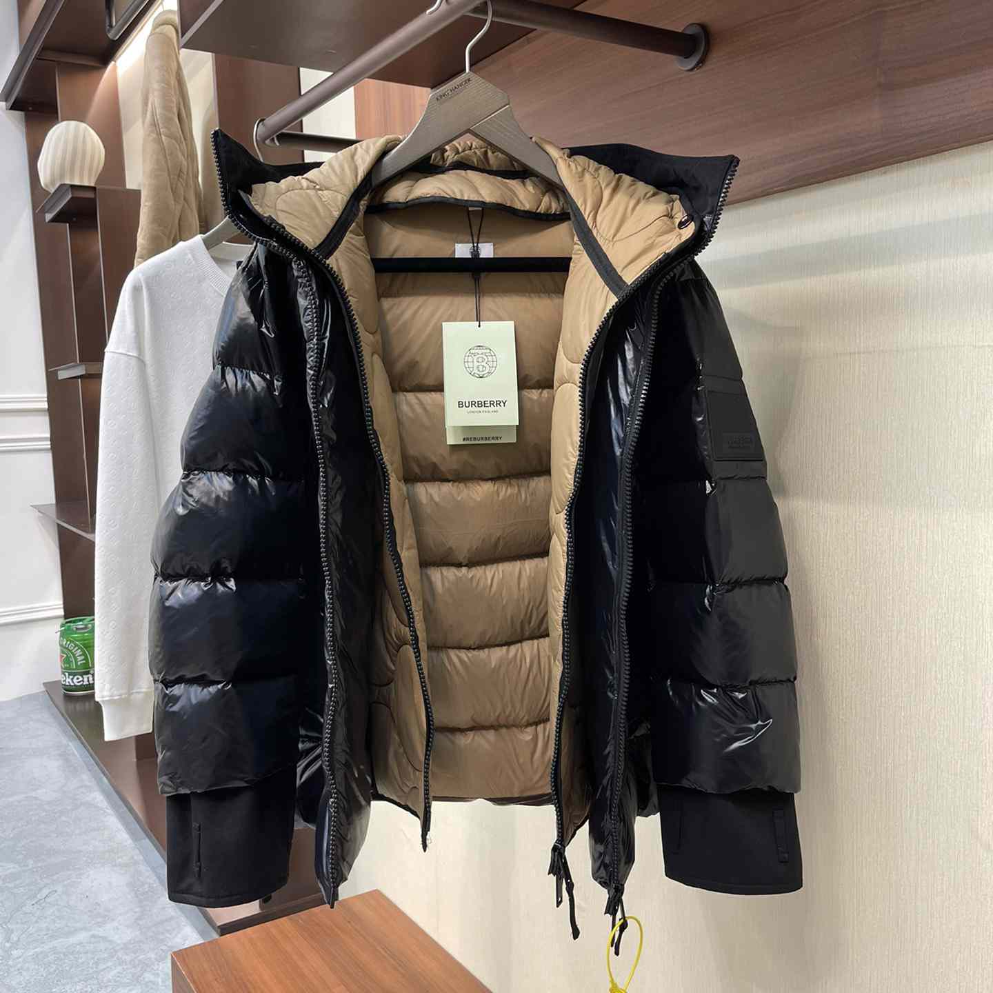 Burberry Hooded Puffer Jacket - DesignerGu