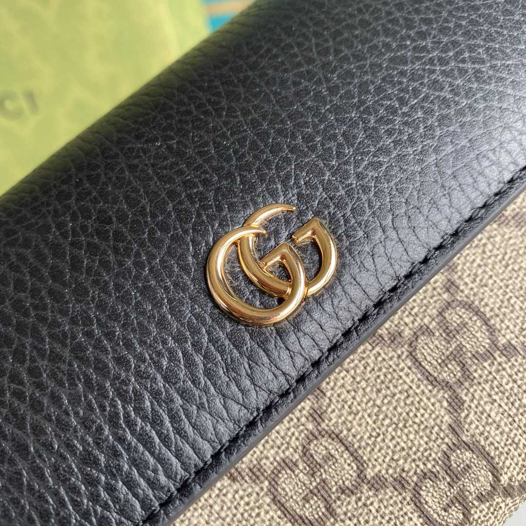 Gucci GG Marmont Chain Wallet(19-10-3.5CM)    - DesignerGu