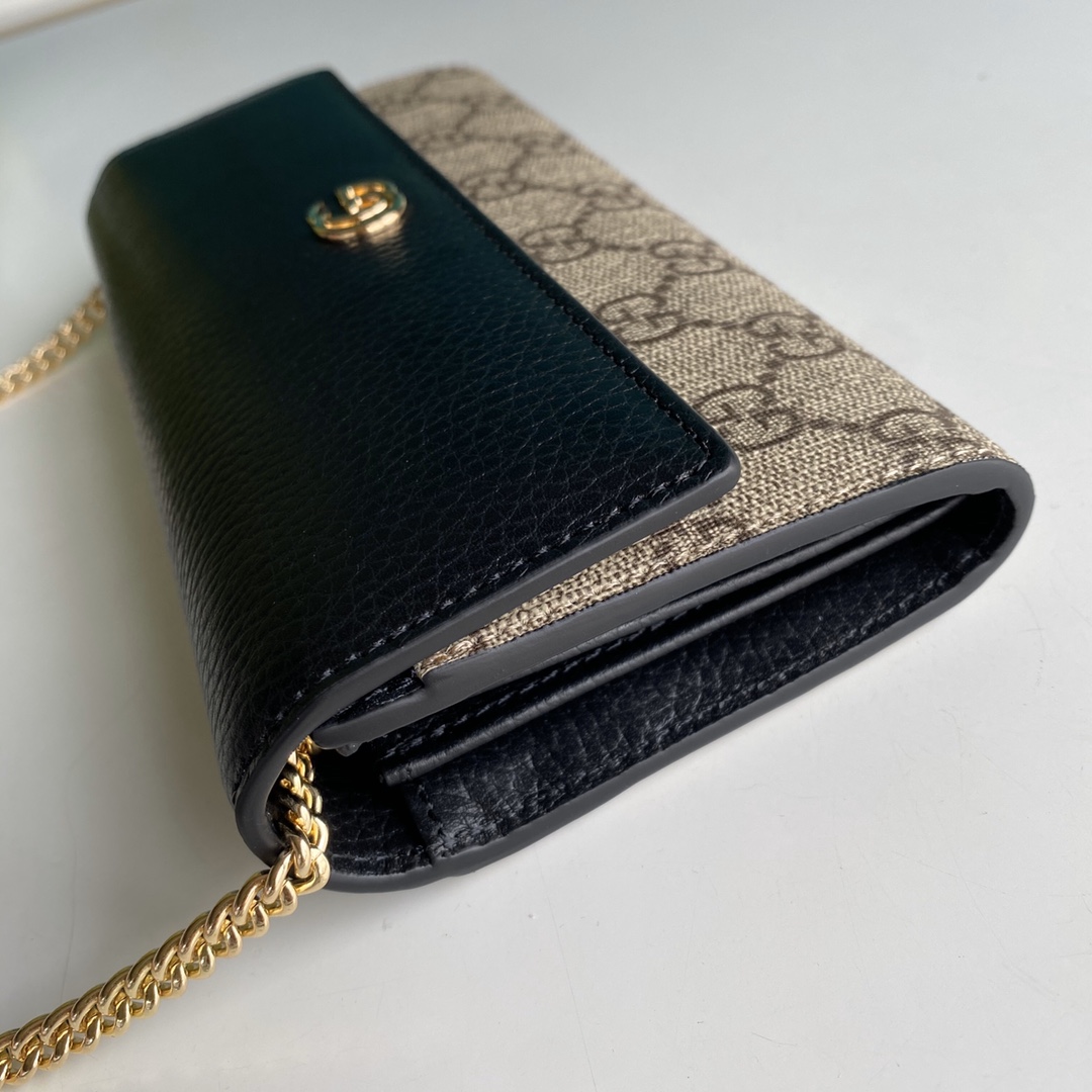 Gucci GG Marmont Chain Wallet(19-10-3.5CM)    - DesignerGu