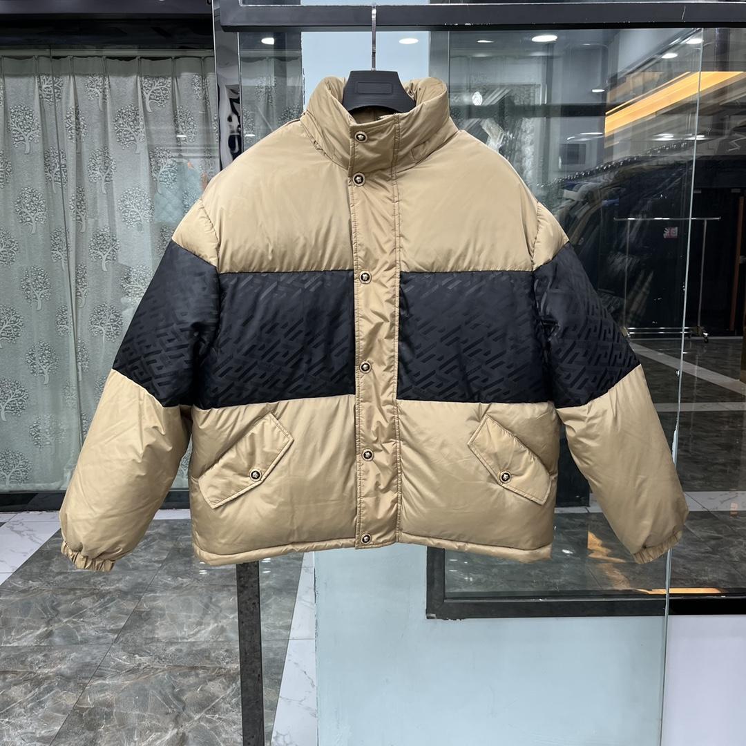 Versace La Greca Puffer Jacket - DesignerGu