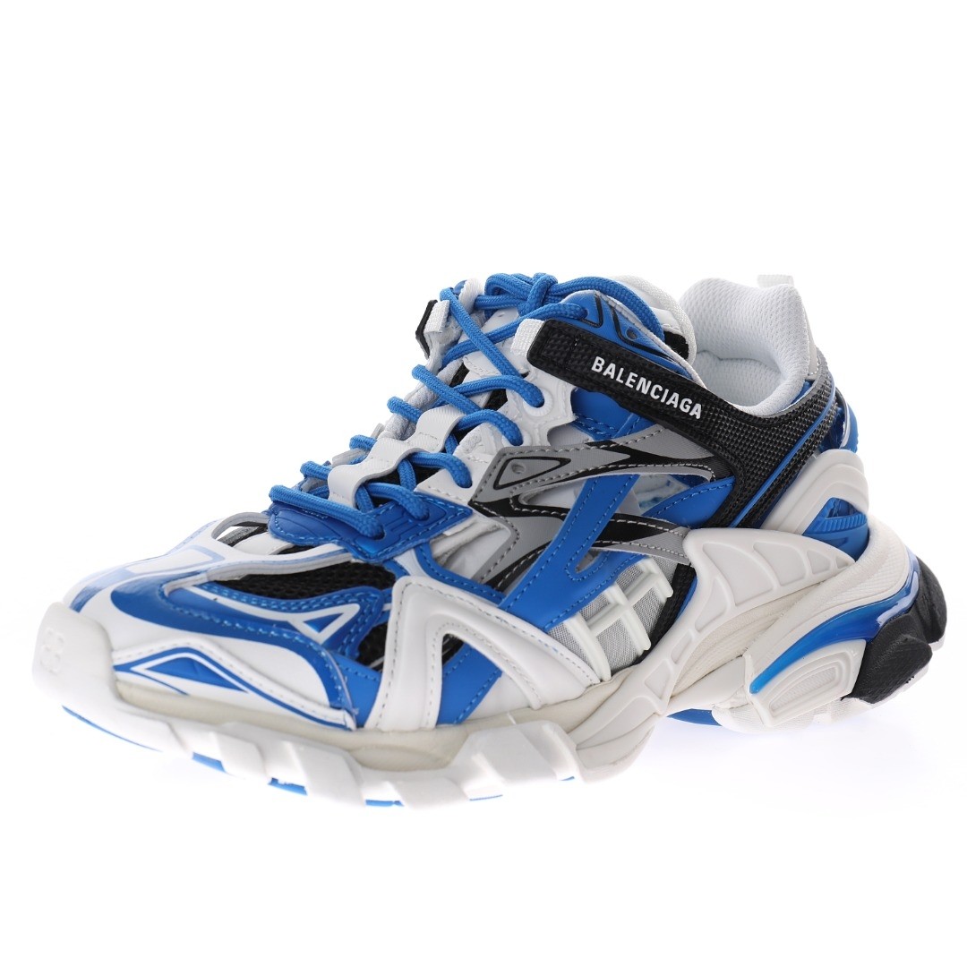 Balenciaga Track 2.0 Blue White Sneaker - DesignerGu