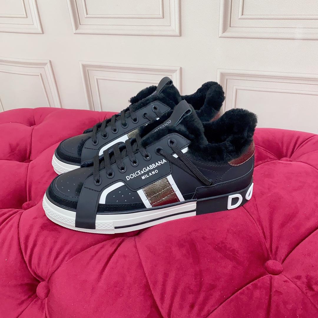 Dolce & Gabbana Calfskin 2.Zero Sneakers - DesignerGu