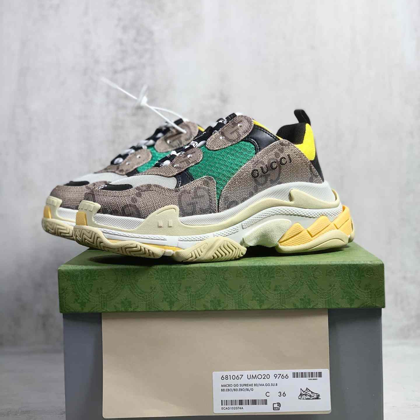 Gucci x Balenciaga The Hacker Project Triple S Sneaker  - DesignerGu