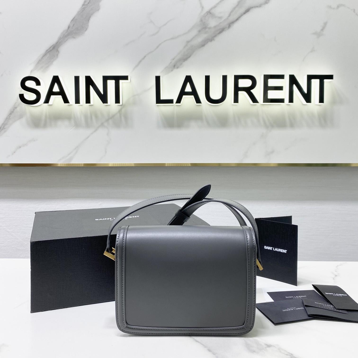 Saint Laurent Solferino Small Satchel In Box Saint Laurent Leather(19-13-5cm) - DesignerGu