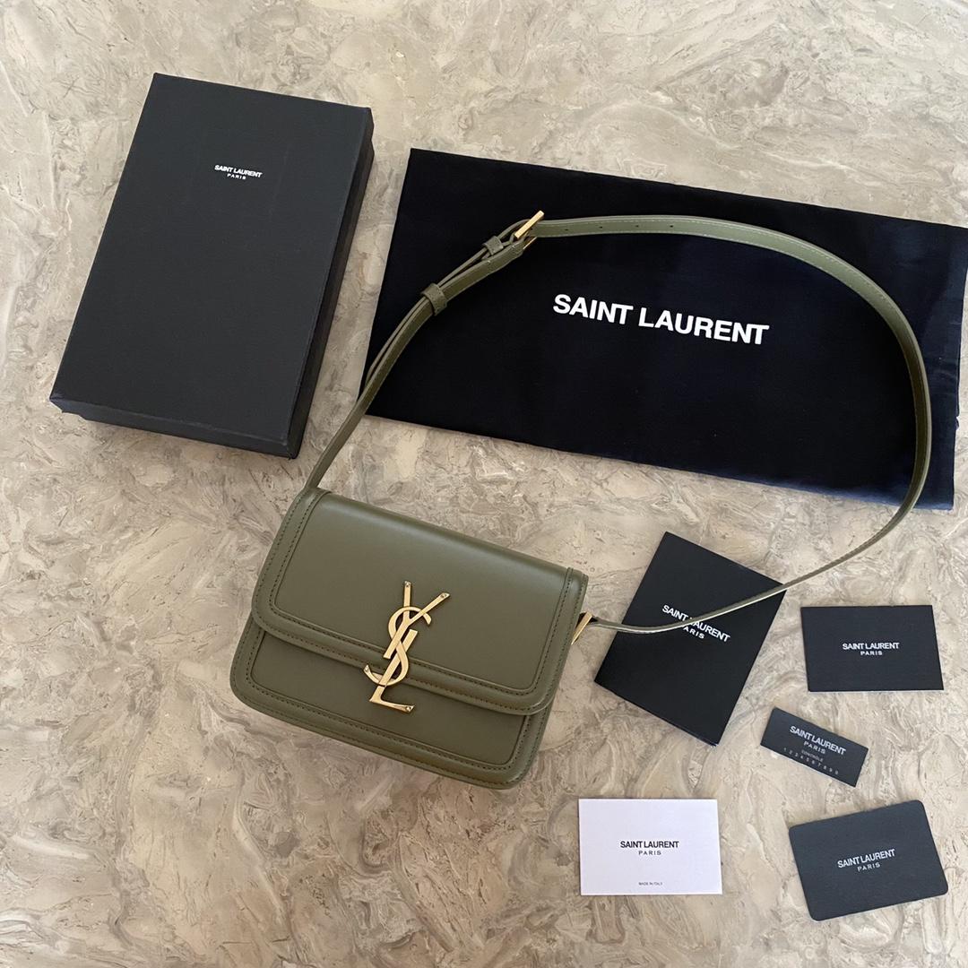 Saint Laurent Solferino Small Satchel In Box Saint Laurent Leather(19-13-5cm) - DesignerGu