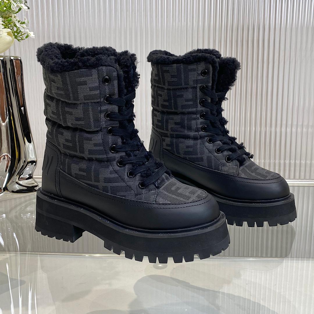 Fendi Biker Boots - DesignerGu