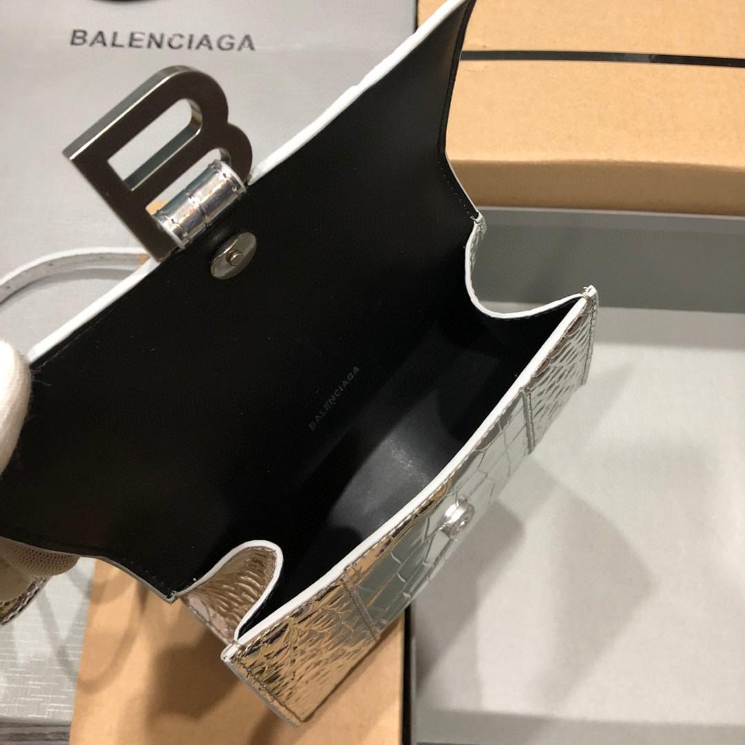 Balenciaga Women's Hourglass Small Handbag  (19-21-8cm) - DesignerGu