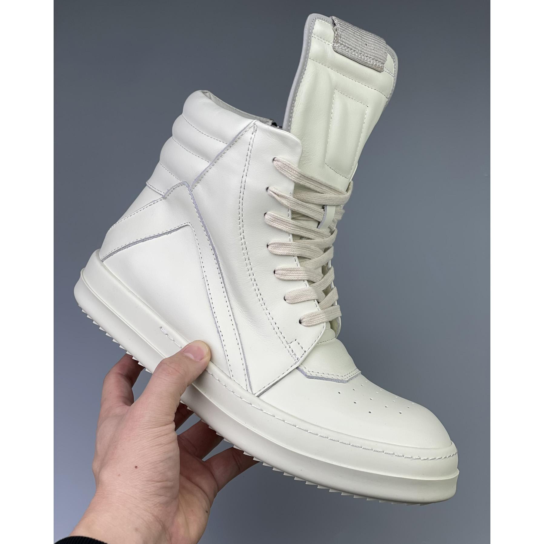 Rick Owens Geobasket High Top Sneakers - DesignerGu