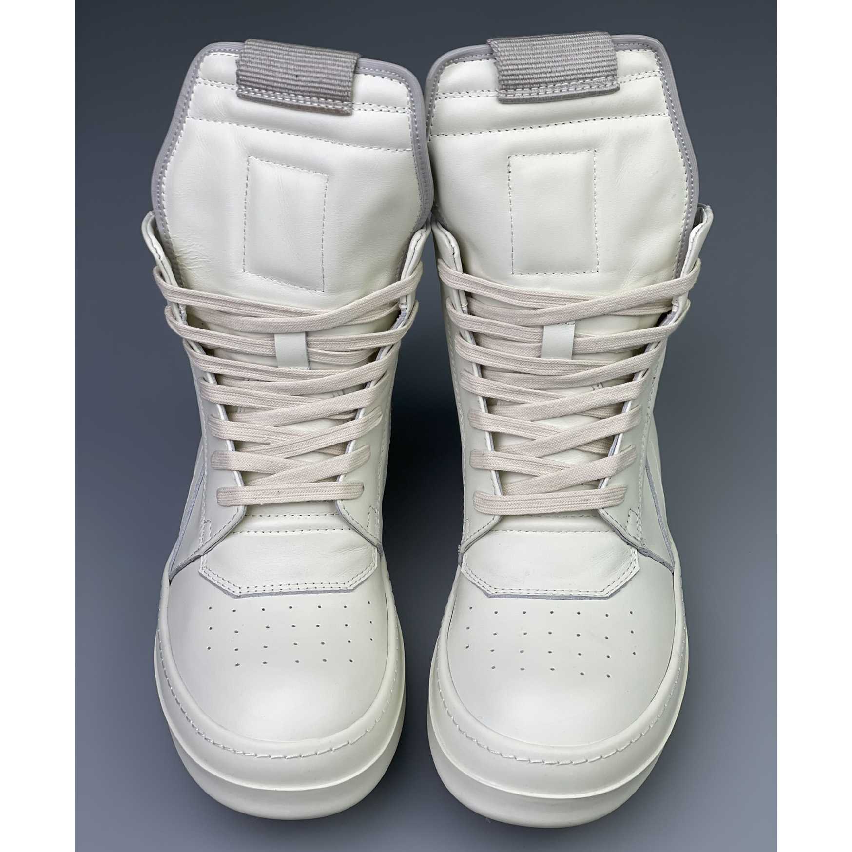 Rick Owens Geobasket High Top Sneakers - DesignerGu