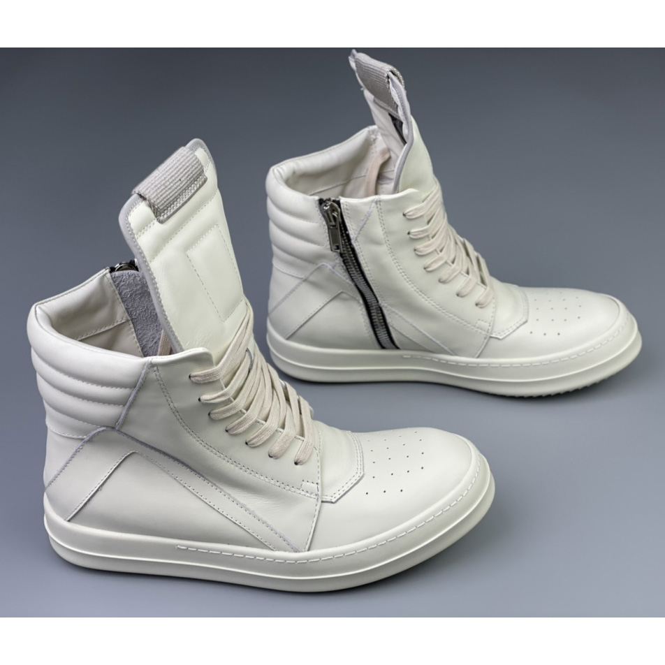 Rick Owens Geobasket High Top Sneakers - DesignerGu