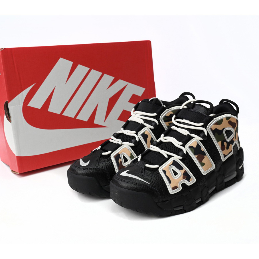 Nike Air More Uptempo Camouflage Colour Sneaker     CJ6122-001 - DesignerGu