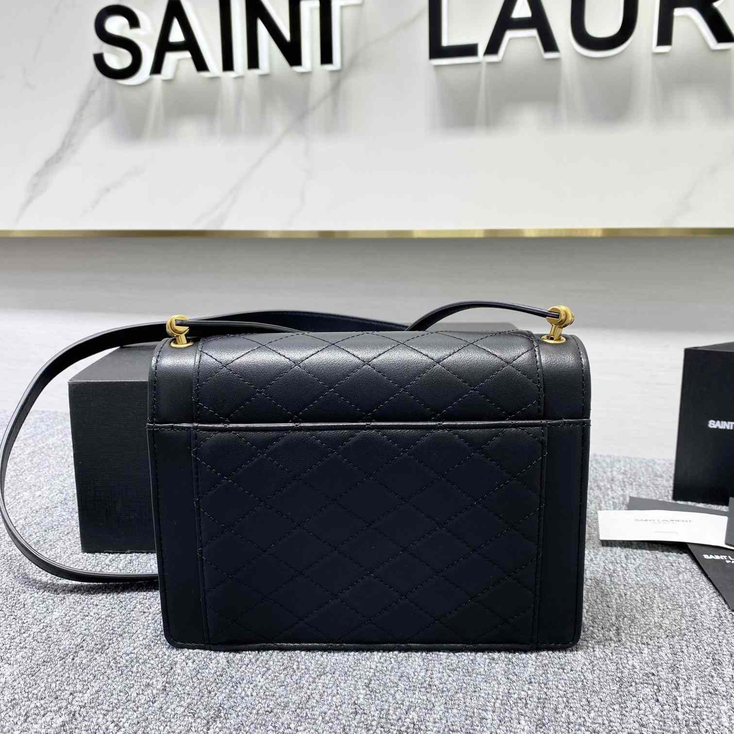 Saint Laurent Gaby Mini Satchel In Quilted Lambskin - DesignerGu